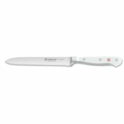 Wusthof Classic White 5" Serrated Utility Knife (1040201614)
