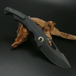 Artisan Cutlery Xcellerator Micarta Black (1860P-BMBK) -HOUSE OF KNIVES Sales 1860P BMBK Artisan Cutlery Xcellerator Micarta Black AC23001 3 23166.1684265249