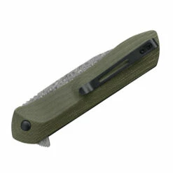 Black Tusk Boulder 2 Micarta Green Damascus Clad (2BO45M-GR) -HOUSE OF KNIVES Sales 2BO45M GR Black Tusk Boulder 2 Micarta Green 888634 5 96526.1669771779