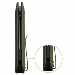 Black Tusk Boulder 2 Micarta Green Damascus Clad (2BO45M-GR) -HOUSE OF KNIVES Sales 2BO45M GR Black Tusk Boulder 2 Micarta Green 888634 6 80528.1669771784