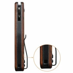 Black Tusk Mini Bomber 2 Mkuruti Wood (2BOM375-WD) -HOUSE OF KNIVES Sales 2BOM375 WD Black Tusk Mini Bomber 2 Wood 888645 6 43848.1669924890