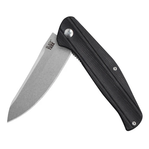 Black Tusk Bomber 2 Micarta Black (2BOM45M-BW) 7 Black Tusk Bomber 2 Micarta Black (2BOM45M-BW) - Image 5