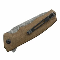 Black Tusk Mesa 2 Micarta Brown Damascus Clad (2MES413G-MI) -HOUSE OF KNIVES Sales 2MES413G MI Black Tusk Mesa 2 Vg10 Micarta Brown 888664 5 32083.1669923852