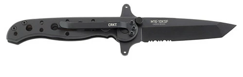 CRKT M16 Special Forces - Tanto - Partial Serration - Black Handle (M16-10KSF) 5 CRKT M16 Special Forces - Tanto - Partial Serration - Black Handle (M16-10KSF) - Image 3