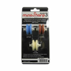 Global MinoSharp Plus Ceramic Wheel Replacement Kit 3Pc (Coarse/Medium/Fine) (715557)