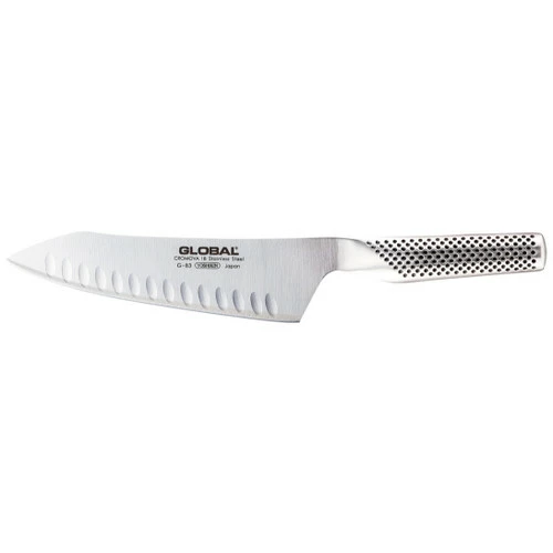Global G Series 7" Fluted Oriental Chef Knife (71G83) 3 Global G Series 7" Fluted Oriental Chef Knife (71G83)