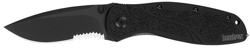 Kershaw Blur Serrated - Black W/Glass Breaker (1670GBBLKST) 4 Kershaw Blur Serrated - Black W/Glass Breaker (1670GBBLKST) - Image 2