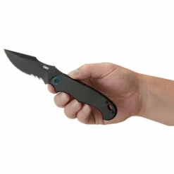 CRKT P.S.D. Black Veff Serrations (7920K) -HOUSE OF KNIVES Sales 7920K CRKT P.S.D Black Serrated 442379 5 12212.1643141413