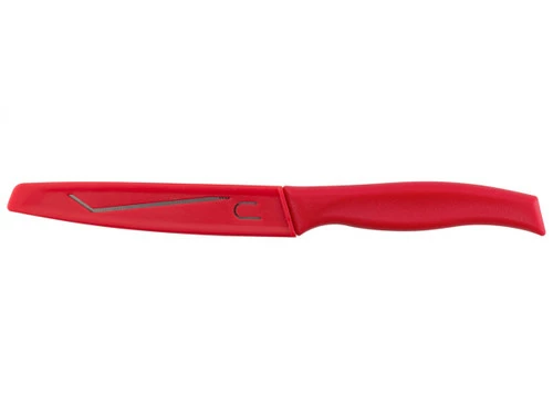 Kussi 4" Paring Knife With Sheath - Red (8100RD) 4 Kussi 4" Paring Knife With Sheath - Red (8100RD) - Image 2