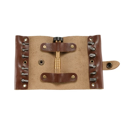 CRKT Hex Bit Driver Leather Tool Roll (9911)