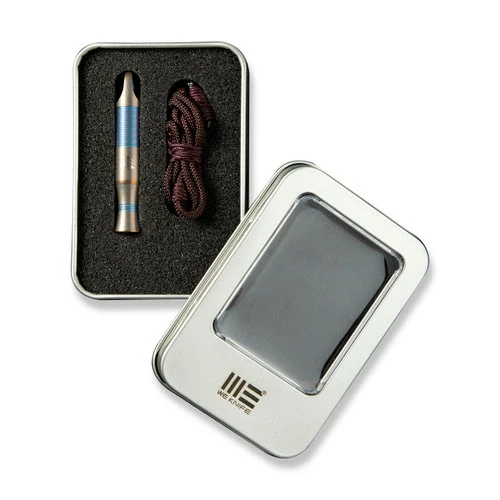 WE Knife Co Blue Titanium Whistle (A-05BP) 7 WE Knife Co Blue Titanium Whistle (A-05BP) - Image 5