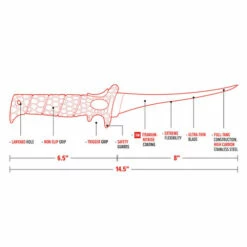 Bubba Ultra Flex Fillet Knife 8" (BUB1085875) -HOUSE OF KNIVES Sales BUB1085875 Bubba Ultra Flex 8 BL22001 4 12977.1651169013