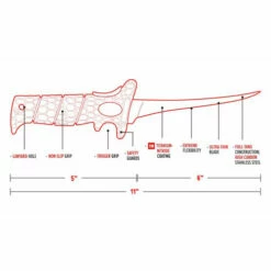 Bubba Ultra Flex Fillet Knife 6" (BUB1085876) -HOUSE OF KNIVES Sales BUB1085876 Bubba Ultra Flex 6 BL22002 4 43036.1651169412