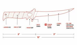 Bubba Tapered Flex Fillet Knife 9" (BUB19TF) -HOUSE OF KNIVES Sales BUB19TF Bubba Tapered Flex 9 BL22009 4 65849.1651173734