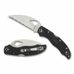 Spyderco Harrier 2 Wharncliffe Lightweight Serrated (BY01SBKWC2)