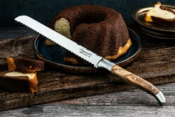 Laguiole Style De Vie Luxury 8" Bread Knife Olive Wood (BroodOlijfLag) -HOUSE OF KNIVES Sales BroodOlijfLag Laguoile Luxury Bread Knife Olive Wood VL21007 5 60325.1631916260