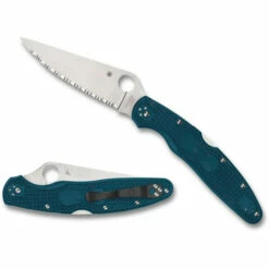 Spyderco Police 4 Blue FRN (C07FS4K390)