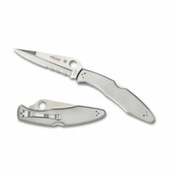 Spyderco Police Model Stainless Partially Serrated (C07PS)