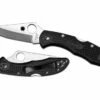 Spyderco Delica 4 - Plain Edge - Black FRN (C11PBK) -HOUSE OF KNIVES Sales C11PBK 65277.1485888038