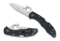 Spyderco Delica 4 Grey FRN Emerson Opener (C11PGYW)