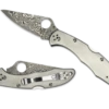 Spyderco Delica 4 Titanium Damascus (C11TIPD) -HOUSE OF KNIVES Sales C11TIPD Both 62871.1604001424