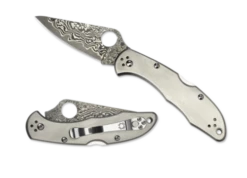 Spyderco Delica 4 Titanium Damascus (C11TIPD)
