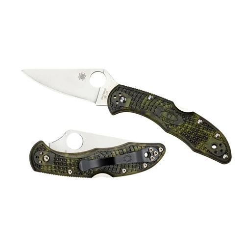 Spyderco Delica 4 Lightweight Zome Green (C11ZFPGR) 3 Spyderco Delica 4 Lightweight Zome Green (C11ZFPGR)