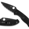 Spyderco Tenacious Black FRN Black Blade Serrated (C122SBBK) -HOUSE OF KNIVES Sales C122SBBK Both 69386.1604258978