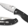 Spyderco Tenacious Black FRN Serrated (C122SBK)