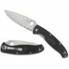 Spyderco Resilience Black Combination Edge (C142PSBK) -HOUSE OF KNIVES Sales C142PSBK Spyderco Resilience Black Partially Serrated SP21016 1 81869.1623791571