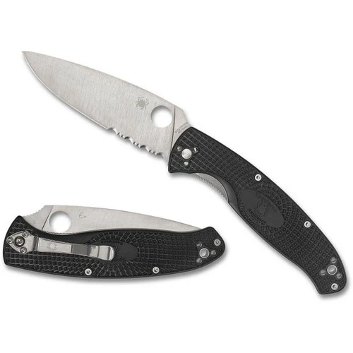 Spyderco Resilience Black Combination Edge (C142PSBK) 3 Spyderco Resilience Black Combination Edge (C142PSBK)