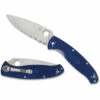 Spyderco Resilience Blue Combination Edge CPM S35VN (C142PSBL) -HOUSE OF KNIVES Sales C142PSBL Spyderco Resilience Blue Partially Serrated SP21017 1 04164.1623791995