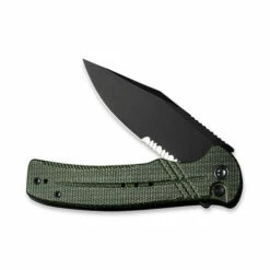 CIVIVI Cogent Green Micarta Serrated (C20038E-4) -HOUSE OF KNIVES Sales C20038E 4 CIVIVI Cogent Micarta Serrated WE210297 3 35902.1637107625