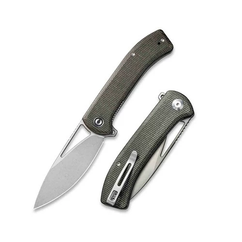 CIVIVI Riffle Dark Green Micarta (C2024C) 4 CIVIVI Riffle Dark Green Micarta (C2024C) - Image 2