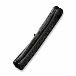 CIVIVI Caetus Twill Carbon Fiber Black Damascus Clad (C21025C-DS1) -HOUSE OF KNIVES Sales C21025C DS1 CIVIVI Caetus Twill CF Black WE230124 6 95813.1689291410