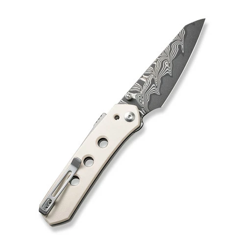 CIVIVI Vision FG G10 Ivory Damascus Clad (C22036-DS1) - Image 2