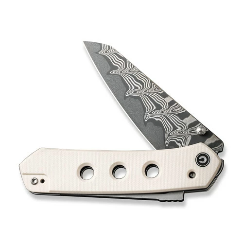 CIVIVI Vision FG G10 Ivory Damascus Clad (C22036-DS1) - Image 3