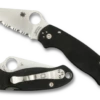 Spyderco Para 3 Black G10 Serrated (C223GS) 2 Spyderco Para 3 Black G10 Serrated (C223GS) -HOUSE OF KNIVES Sales C223GS Both 25348.1604189623