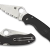 Spyderco Para 3 Black FRN Serrated (C223SBK) -HOUSE OF KNIVES Sales C223SBK Both 25989.1604189080