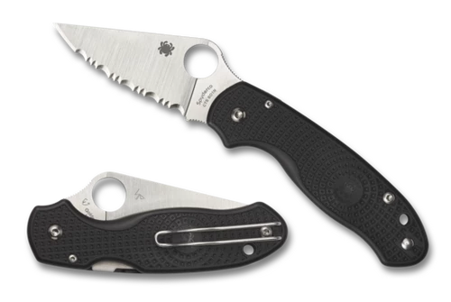Spyderco Para 3 Black FRN Serrated (C223SBK) 3 Spyderco Para 3 Black FRN Serrated (C223SBK)