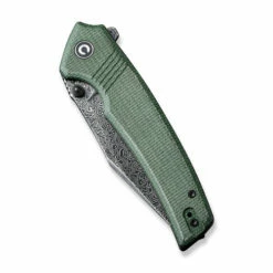 CIVIVI Tranquil Micarta Green Damascus Clad (C23027-DS1) -HOUSE OF KNIVES Sales C23027 DS1 CIVIVI Tranquil Micarta Green WE230145 4 83163.1692908369