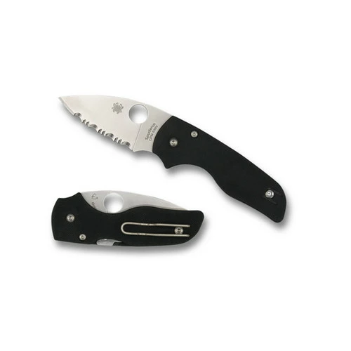Spyderco Lil' Native G10 Black Serrated (C230GS) 3 Spyderco Lil' Native G10 Black Serrated (C230GS)