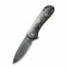 CIVIVI Elementum Shredded Carbon Fiber With Gold And Damascus Clad Blade (C907C-DS1) -HOUSE OF KNIVES Sales C907C DS1 CIVIVI Elementum Carbon Fiber Gold WE210230 1 24910.1628202214