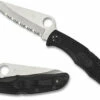Spyderco Pacific Salt 2 Black FRN Serrated (C91SBK2) -HOUSE OF KNIVES Sales C91SBK2 Both 51363.1604187870