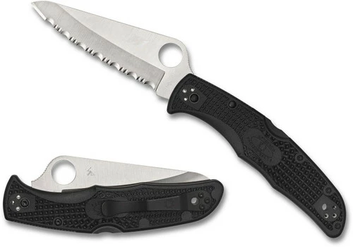 Spyderco Pacific Salt 2 Black FRN Serrated (C91SBK2) 3 Spyderco Pacific Salt 2 Black FRN Serrated (C91SBK2)