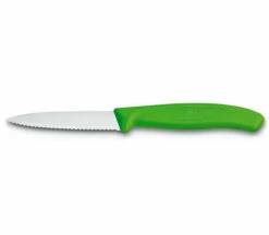 Victorinox Swiss Classic Paring Knife 3.25" Serrated Green (6.7636.L114)