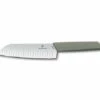 Victorinox Swiss Modern Santoku 7" Olive-Green (6.9056.17K6B) -HOUSE OF KNIVES Sales CUT 6 9056 17K6 S1 01617.1606179348