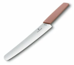 Victorinox Swiss Modern Bread Knife 9" Apricot-Rose (6.9076.22W5B) -HOUSE OF KNIVES Sales CUT 6 9076 22W5 S3 97952.1606175764