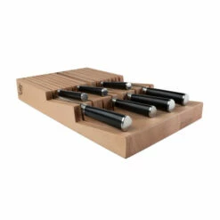 Shun In-Drawer Bamboo Knife Tray 15 Slot (DM0856) -HOUSE OF KNIVES Sales DM0856 Shun Drawer Knife Tray 15 Slot 875328 4 95703.1612311767