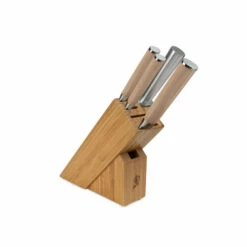 Shun Classic Blonde 5pc Block Set (DMS0540W) -HOUSE OF KNIVES Sales DMS0540W Shun Classic Blonde 5Pc Block Set 875256 2 40019.1637082500